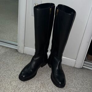 Vince Camuto Black Knee-High Women's Boots
